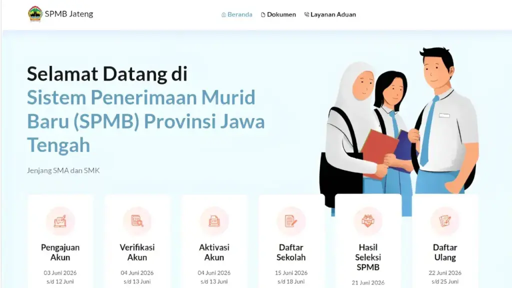 Apa Saja yang Dibutuhkan untuk Membuat Akun SPMB Jateng 2026