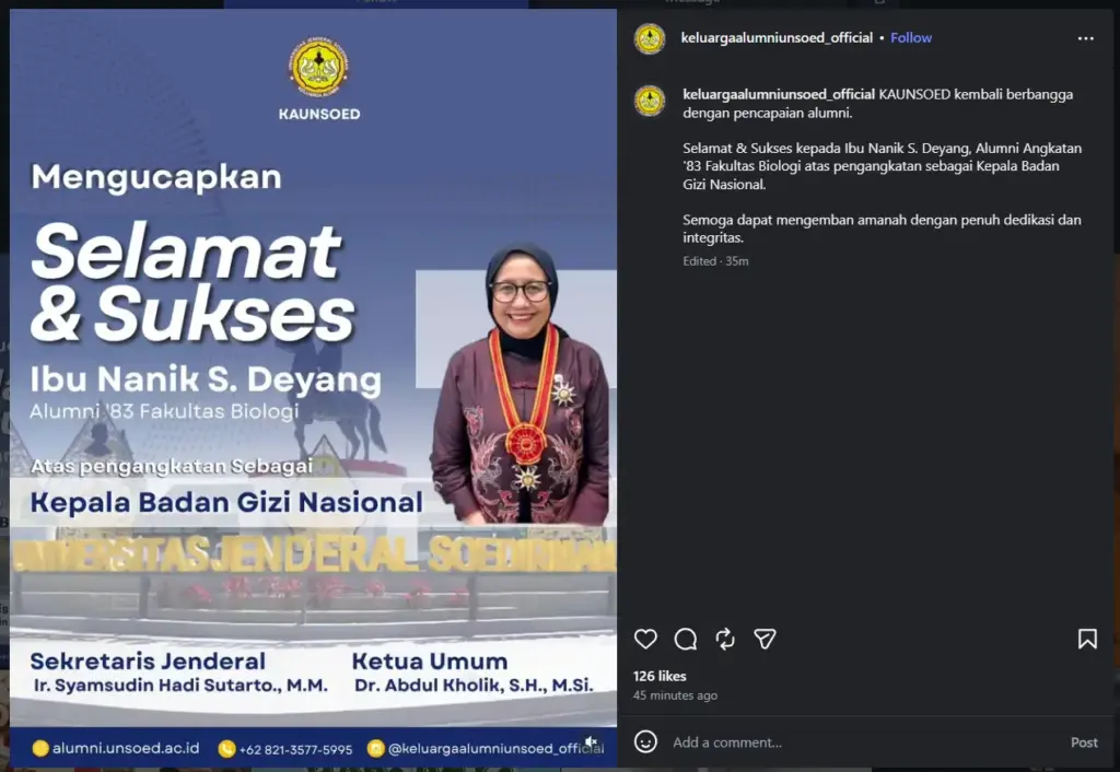 Ucapan Selamat dari KAUNSOED
